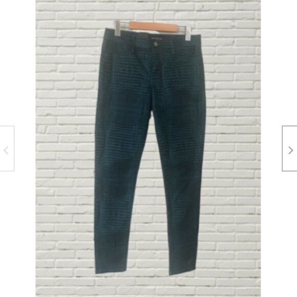 Calvin Klein Jeans Green and Black Print Pants - Picture 1 of 3